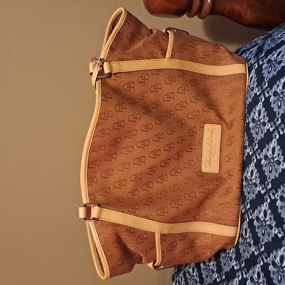 Dooney & Bourke Tan Logo Tote